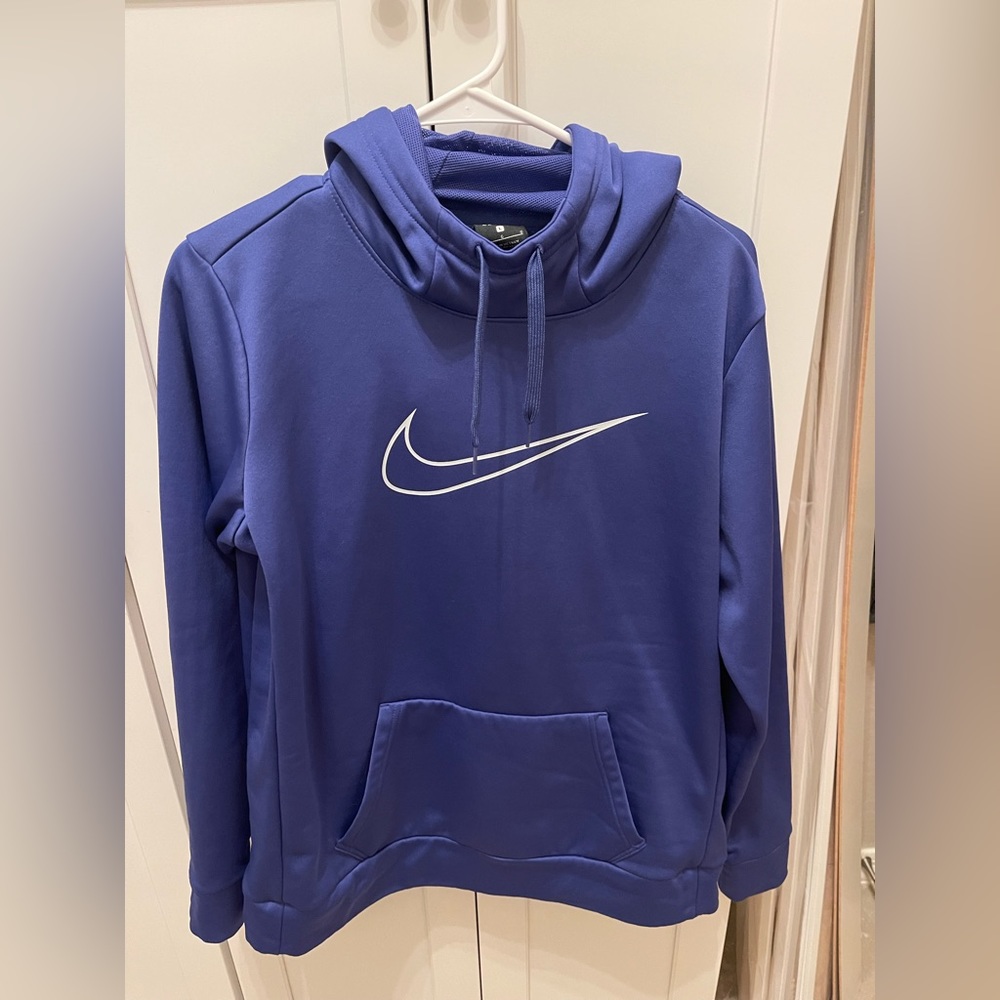 Nike just Do It dark blue violet Dri fit sweatshirt